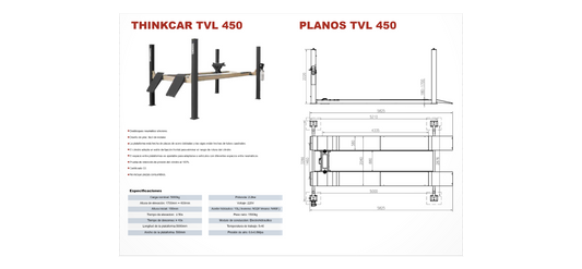 Rampa Thinkcar TVL 450