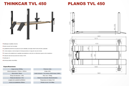 Rampa Thinkcar TVL 450