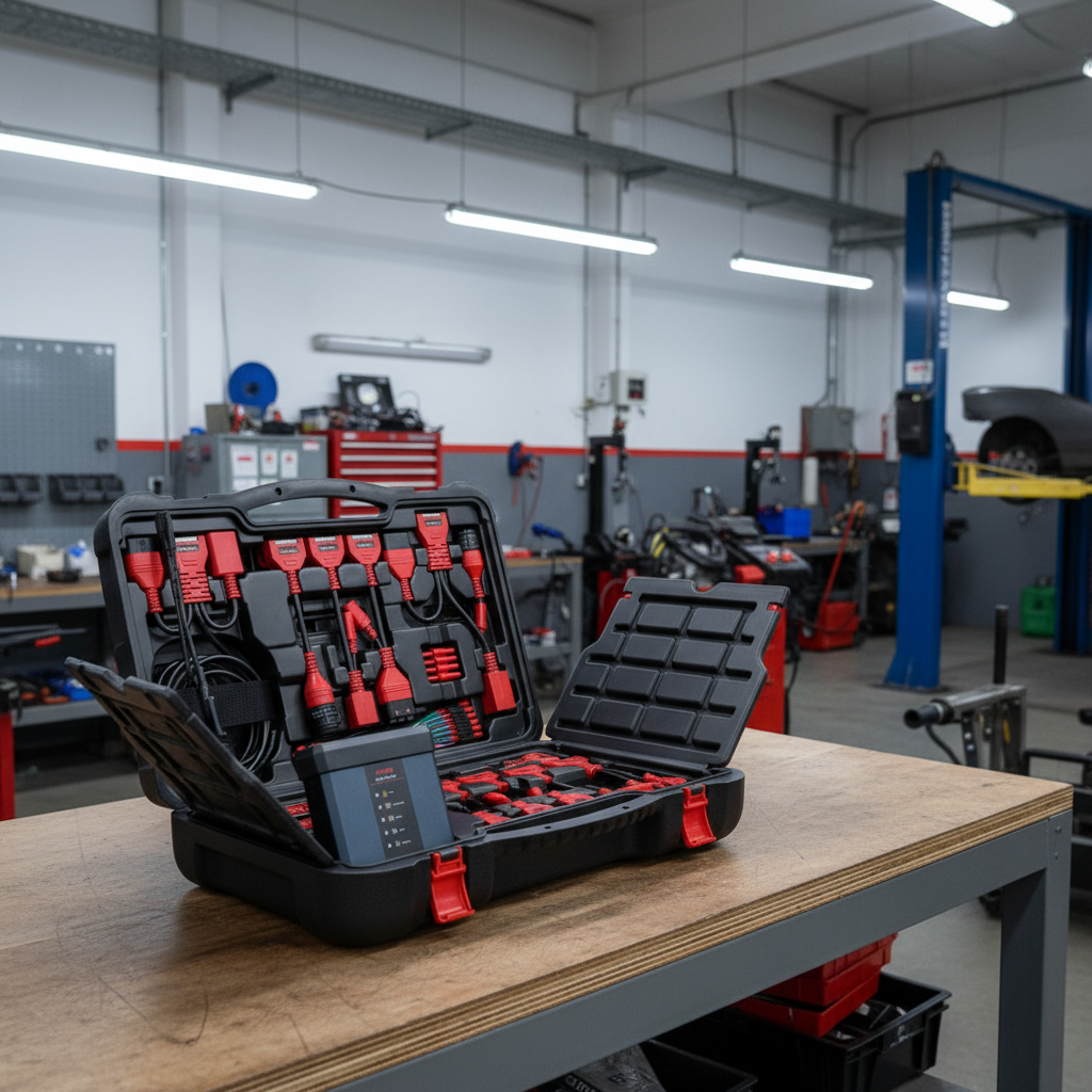 Autel EV Diagnostics Upgrade Kit compatible con MaxiSys Ultra, MS919 y MS909, incluye adaptadores HV y breakout leads.