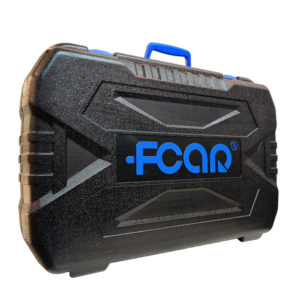 Maletín rígido FCAR F7S-G para escáner de diagnóstico diésel 12V/24V en camiones y maquinaria pesada.