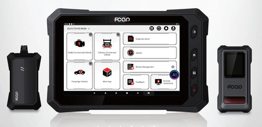 Kit FCAR F9S-G scanner diésel y automotriz con VCI FV400 y FV500 para autos 12V, camiones 24V, motores diésel y maquinaria