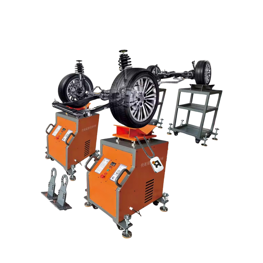 Risenmega simulador rodante de chasis 4 toneladas. Equipo de prueba de suspensión y carretera real con frecuencia ajustable hasta 50 Hz para talleres automotrices.