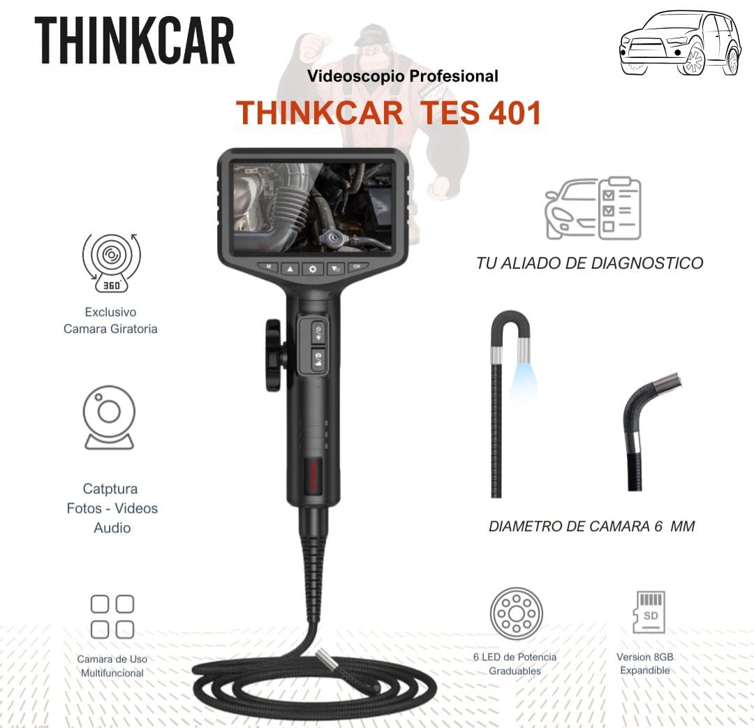 THINKCAR ES-401 videoscopio automotriz