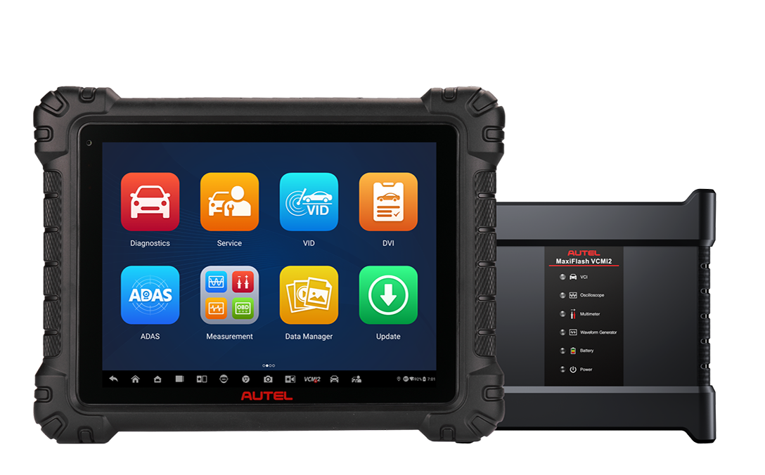 Autel MaxiSys MS919S2 con MaxiFlash VCMI2: tablet 11” de diagnóstico avanzado con programación PassThru y medición integrada de 4 canales