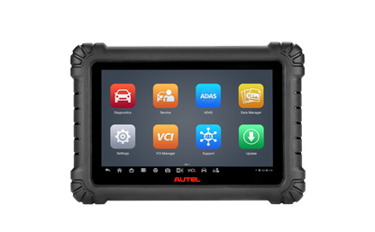 Tableta de diagnóstico Autel MaxiSys MS906 MAX para escaneo automotriz multimarca, pantalla táctil con menús de servicio, ADAS, pruebas activas y funciones OE.