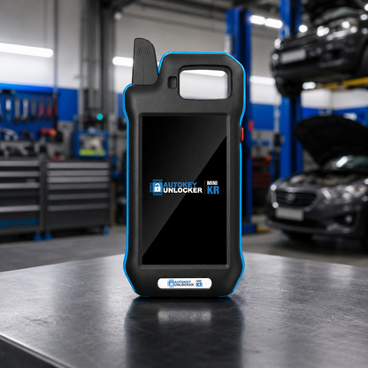 AutoKey Unlocker Mini KR para programación de llaves inteligentes, renovación de smart keys OEM, transponders y controles de proximidad 315 MHz y 433 MHz