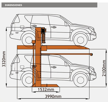 Elevador de Estacionamiento US-6000DLX