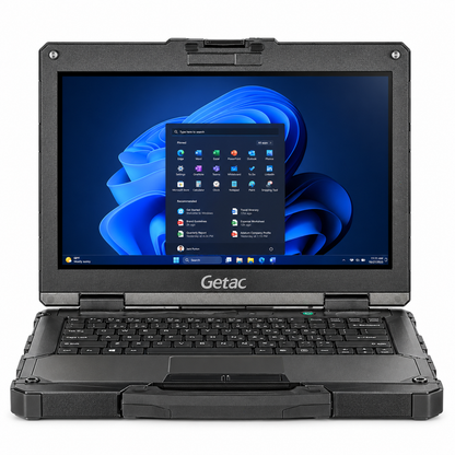 Getac B360 G3 computadora rugged con pantalla táctil de 1400 nits, certificación IP66 y MIL-STD-810H para trabajo industrial, campo y diagnóstico automotriz