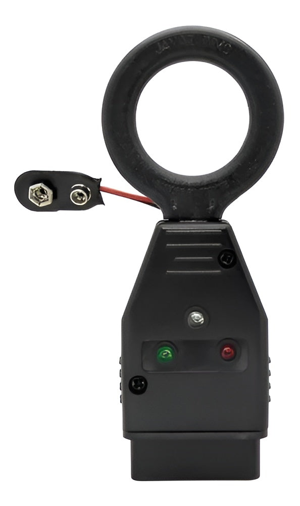 Probador Javaz PKI-02 OBD2 con indicadores LED rojo y verde para diagnóstico de Línea K y preservador de memoria 9V