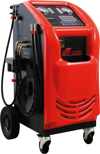 Launch CAT-501S limpiador e intercambiador de aceite ATF para transmisiones automáticas, CVT y DCT. Equipo profesional con pantalla LCD de 5 pulgadas, impresora integrada y tolerancia de llenado de ±100 ml.