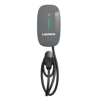 LAUNCH ECS-022E estación de carga para vehículos eléctricos de 22 kW con conector Tipo 2, cable de 7 metros y montaje en pared