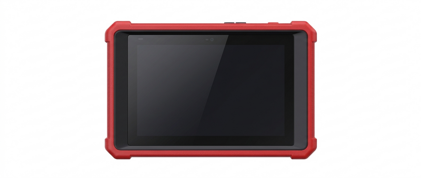 Tableta compatible X-431 PAD LINK para operar la alineadora 3D inalámbrica LAUNCH X-613 y gestionar mediciones y reportes de alineación