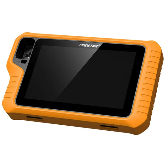 OBDSTAR Key Master G3 escáner automotriz inteligente en carcasa naranja. Herramienta profesional para programación de llaves, diagnóstico avanzado y funciones IMMO en autos y motocicletas.