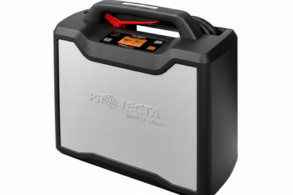 Projecta IS5000 arrancador industrial 12V/24V con batería LiFePO4, 4500A pico y detección automática de voltaje para camiones y maquinaria pesada