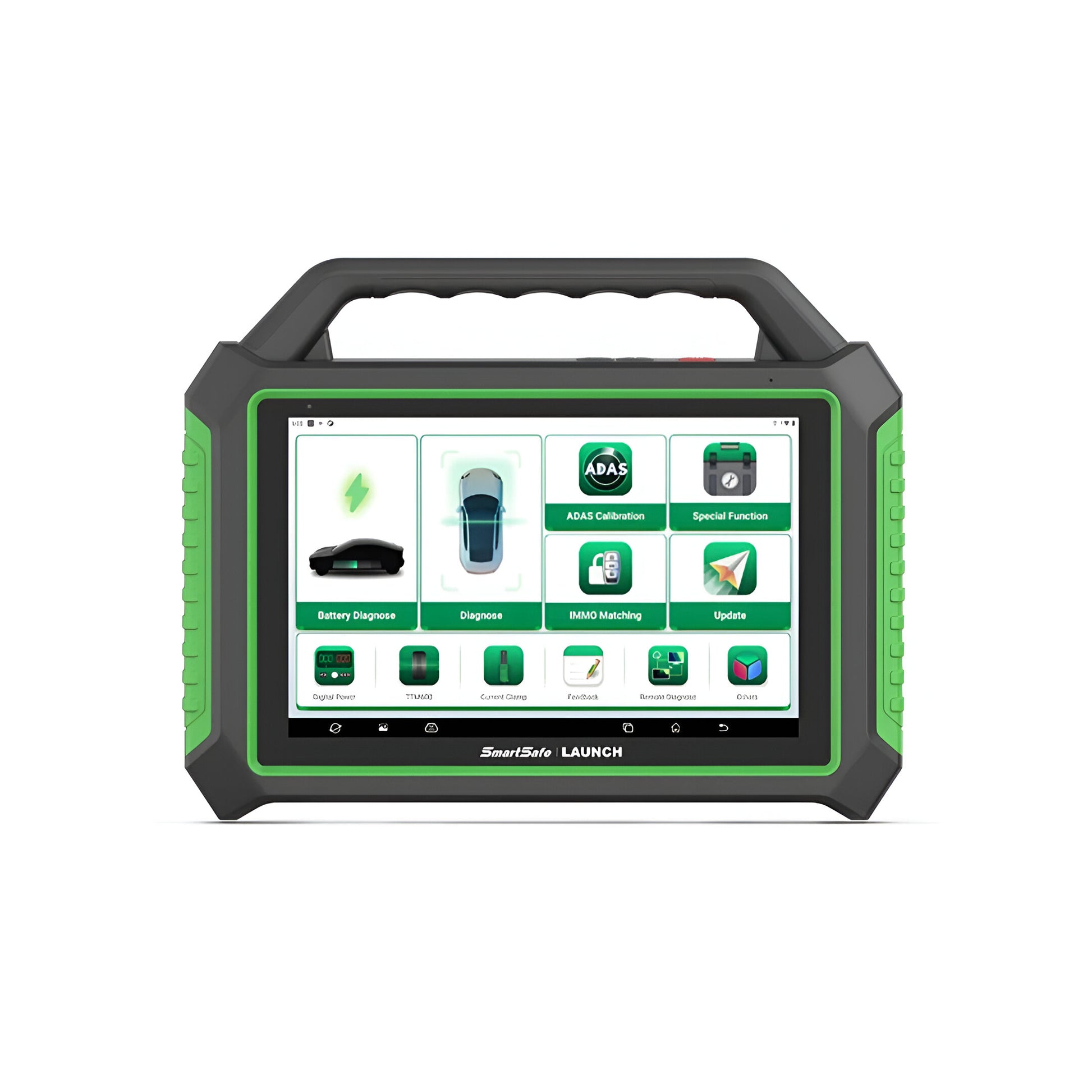SmartSafe P01 con iSmartEV BOX para diagnóstico de baterías de vehículos eléctricos, lectura por celda, SOC, SOH y comunicación OBD EV