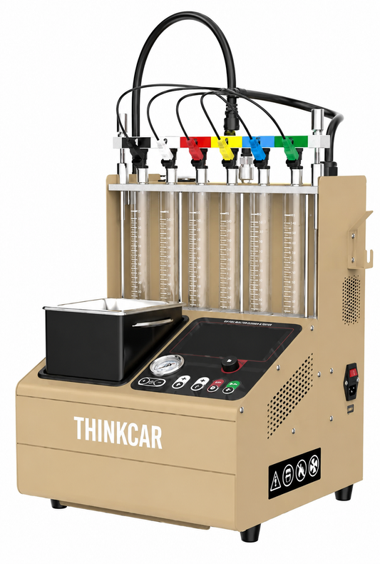 Limpiador de inyectores THINKCAR GDI300 para prueba de caudal, atomización y volumen de inyección