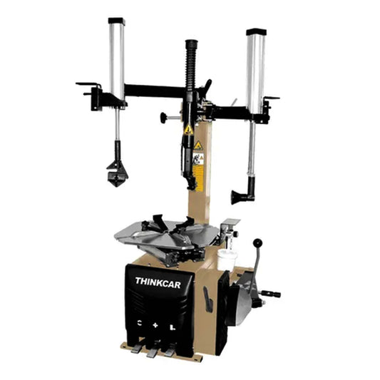 Desmontadora de llantas THINKCAR TTC-511 profesional con brazo oscilante, estructura reforzada y cilindro de aluminio de 2000–2500 kgf para talleres y llanteras.