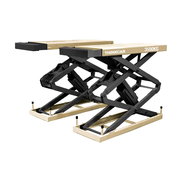 Elevador de tijera empotrable Thinkcar TVL 635 3.5 toneladas con plataformas extensibles