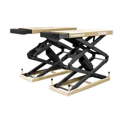 Elevador de tijera empotrable Thinkcar TVL 635 3.5 toneladas con plataformas extensibles