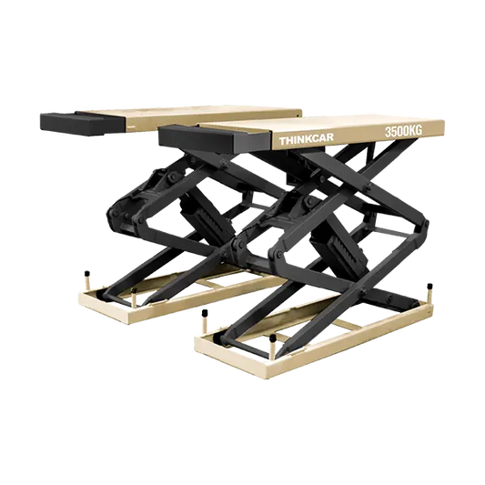 Elevador de tijera empotrable Thinkcar TVL 635 3.5 toneladas con plataformas extensibles