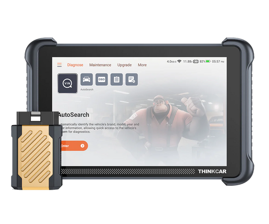 Thinktool Expert 191 escáner automotriz profesional OBD2 con tablet de 8 pulgadas y módulo VCI para diagnóstico multimarca.