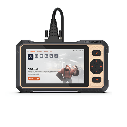 THINKTOOL Reader 8 escáner OBD2 con cable OBD, soporte CAN FD y funciones bidireccionales para pruebas de actuadores y diagnóstico en taller