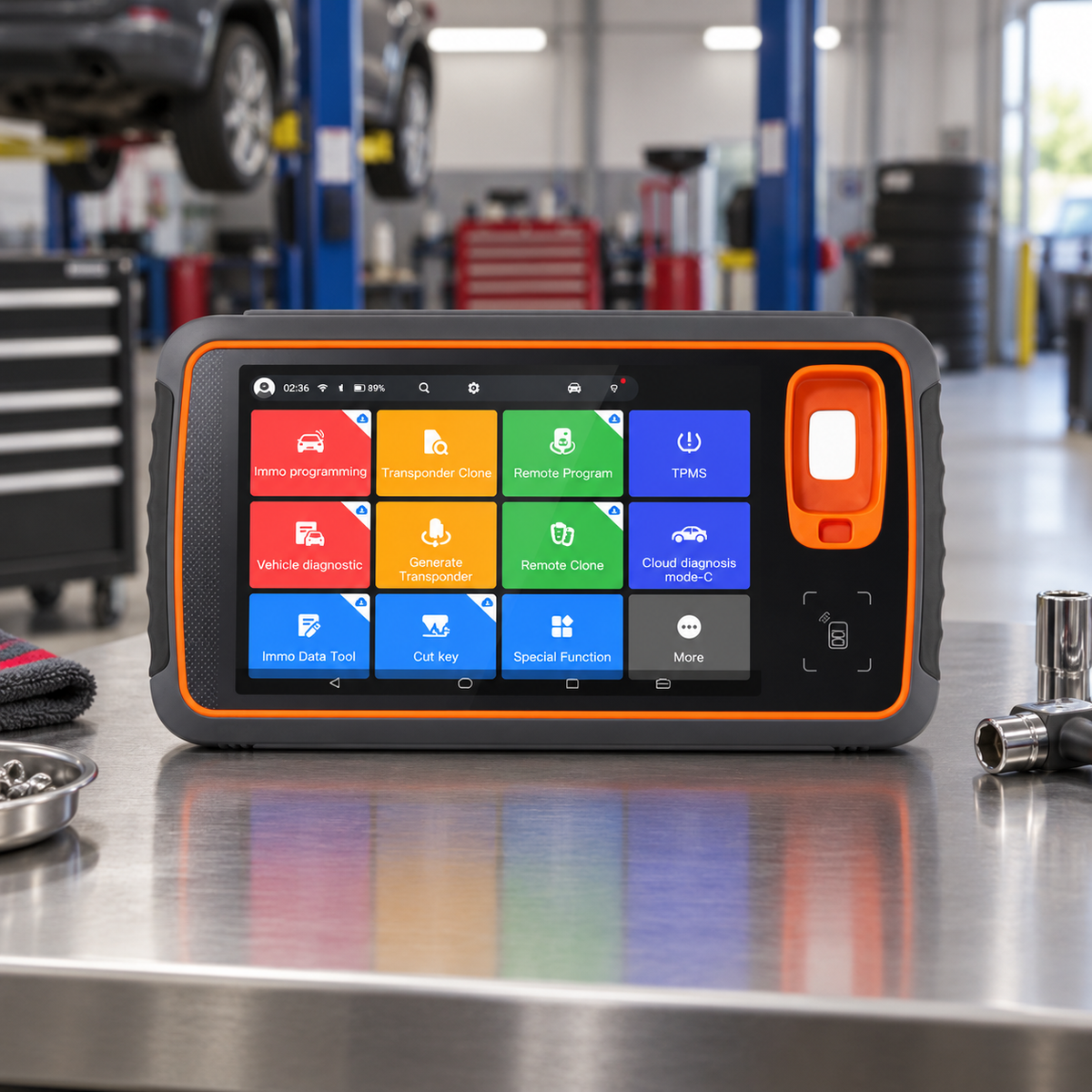 Xhorse Key Tool MIDI programador de llaves automotrices e inmovilizadores con funciones TPMS y diagnóstico para cerrajería profesional